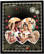 Lovely 4 hearts pic Photo Frame Lamp | Customize Light For Your Room