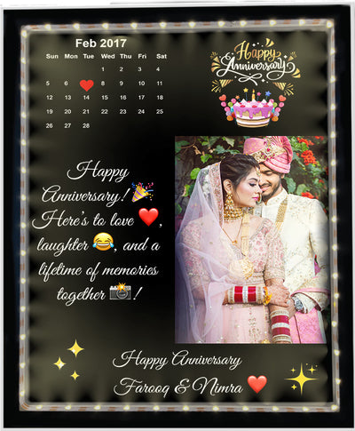 Customize Photo Frame With Esthetics And Elegant Lights