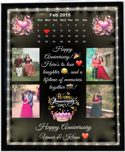 4 New LED Photo Frame Lamp | Customize Light For Your Room Table