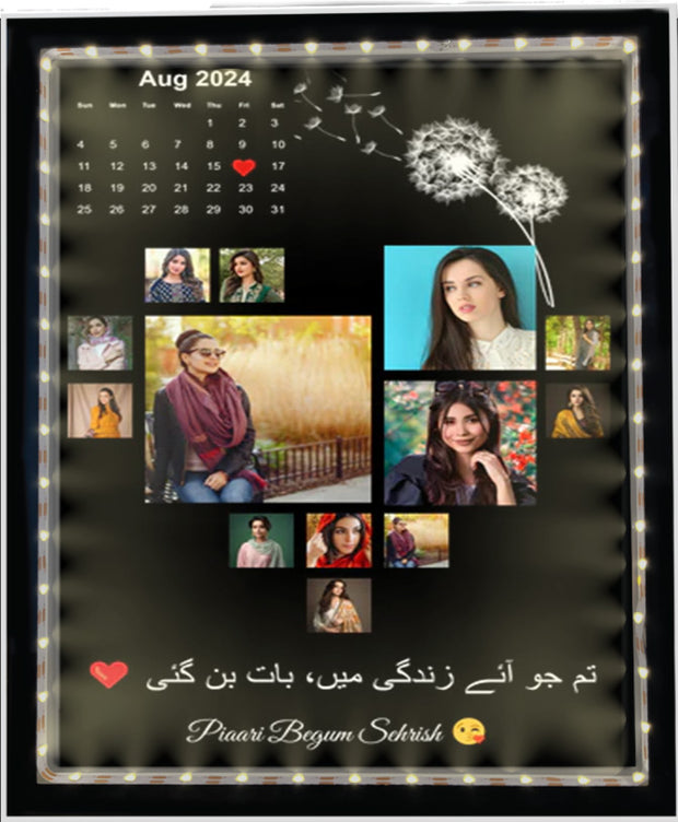 13 Pics LED Photo Frame Lamp | Customize Light For Your Room Table