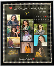 9 Pics LED Photo Frame Lamp | Customize Light For Your Room Table