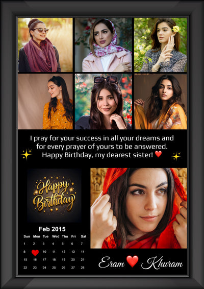 Memories Collage Series With Caption Message