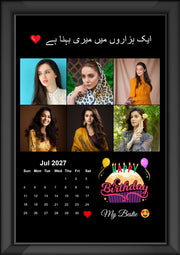 6 Image Caption Sticker Frame - Best Gift To Your Loved Ones