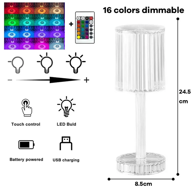 Aesthetic Room Lamp - 16 RGB Colors in 1 Lamp | Best Gift